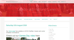 Desktop Screenshot of dundonald-games.org.uk